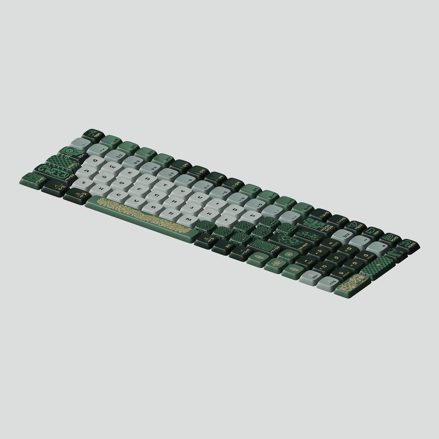 【新発売】Bronze-Flow Series 英語配列キーキャップ