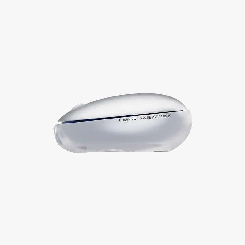 Lofree Lipstick ワイヤレスマウスの丸みのある側面　シルバー