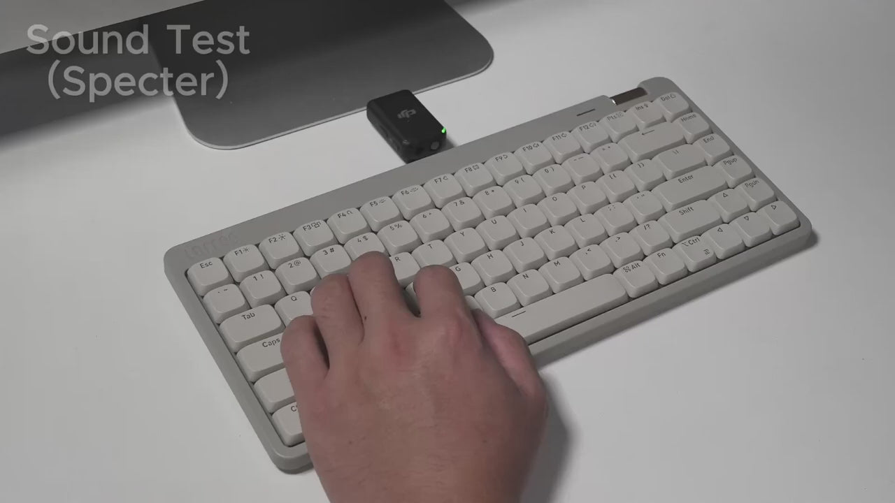 新品未開封】LOFREE Flow Lite 84 （グレー）おまけ2点付き（新発売 